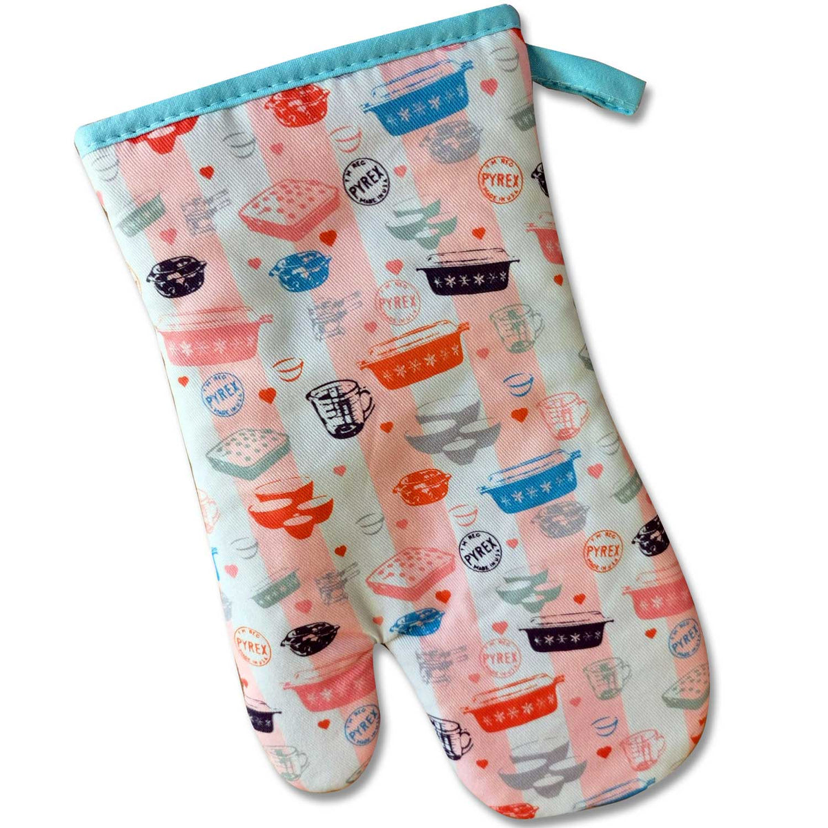 Kitchen Style Printed 'Cupcakes' Oven Mitt (Pink)