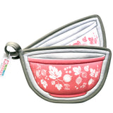 Pyrex Pink Gooseberry Bowl Potholders bowl shaped pot holders set of 2
