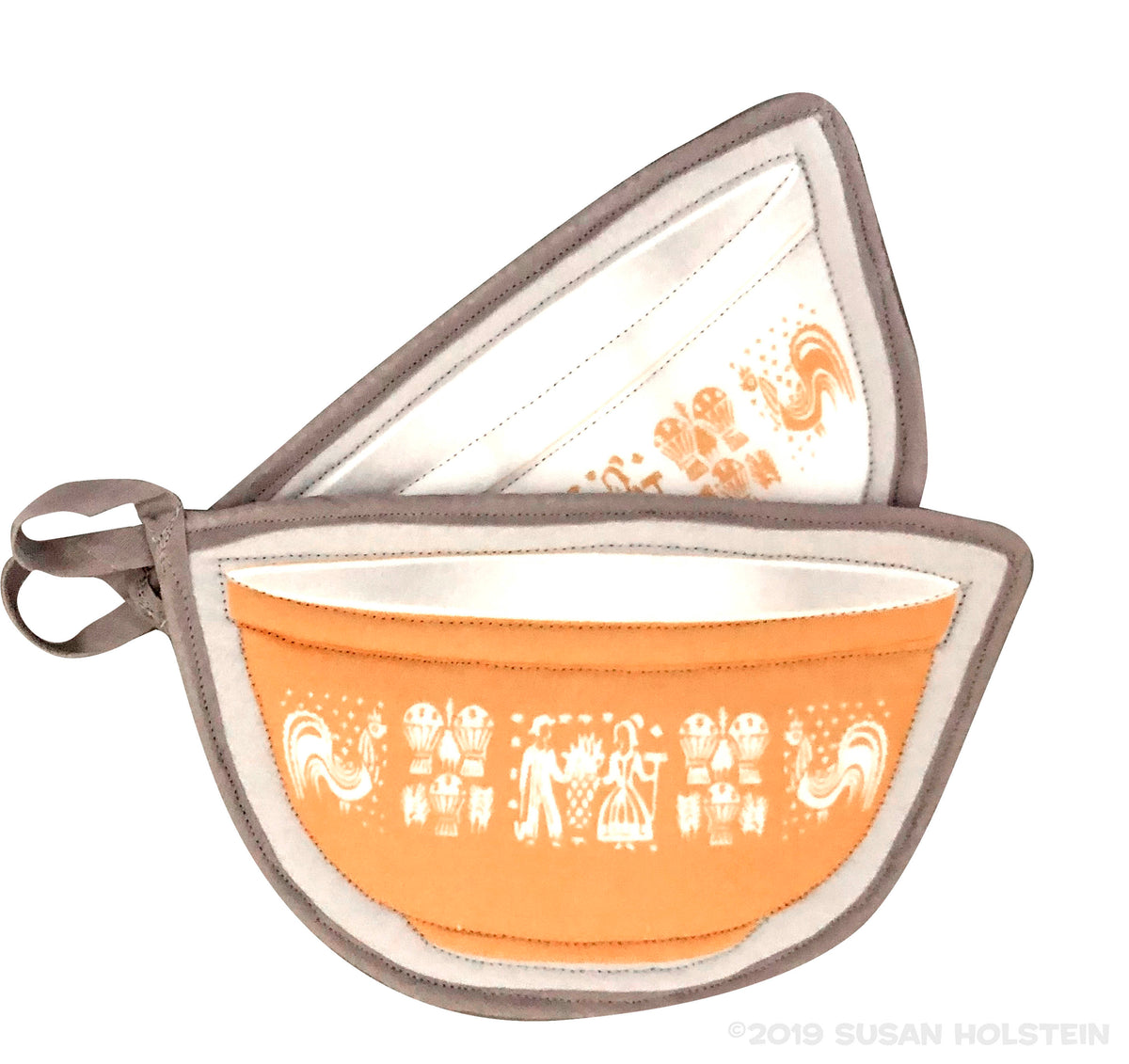 ModMox Goods Vintage Pyrex Pot Holders