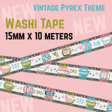 WASHI TAPE vintage Pyrex edition new 2026 *preOrder*