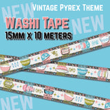 WASHI TAPE vintage Pyrex edition new 2026 *preOrder*