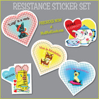 PreOrder: Resistance Stickers Set of all 5 shown