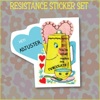 PreOrder: Resistance Stickers Set of all 5 shown