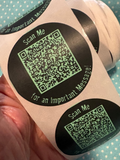 25 F*CK ICE QR CODE Resistance Stickers 2inx2in