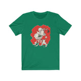 Christmas Poodle Tee t-shirt retro theme -comes in 3 colors