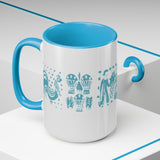 Vintage Butterprint Pyrex theme Two-Tone Coffee Mug, 15oz  Perfect Pyrex Lover's Gift