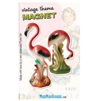 MAGNET Pink Flamingoes vases Theme Magnet 2.5"