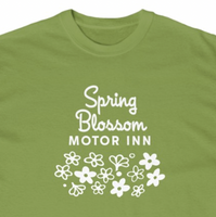 Pyrex Spring Blossom theme graphic t-shirt S - 3XL Unisex Jersey Short Sleeve Tee vintage style motel